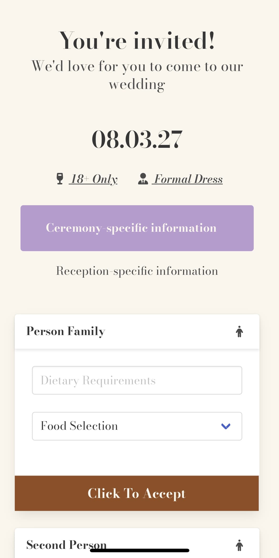 Invites